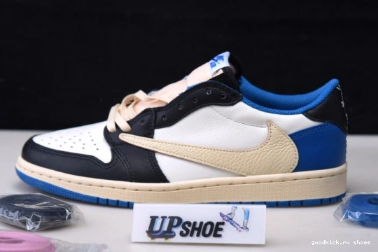 SP DM7866-140 Travis Fragment Jordan 1 Low OG x Scott Retro 0207